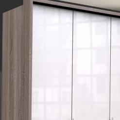 Wohnen Kleiderschränke|Schränke<1,5m Schlafzimmerschrank mit sechs Schubladen - Empresian