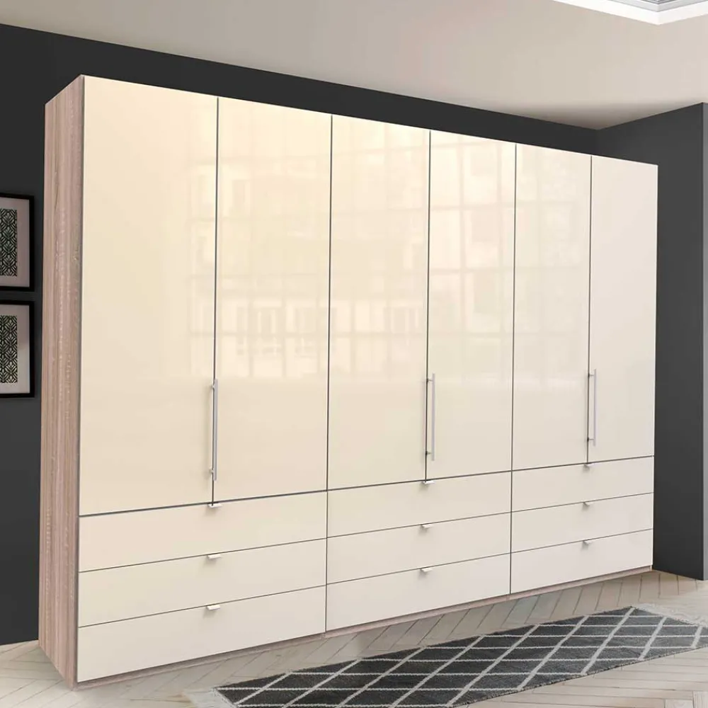 Wohnen Kleiderschränke|Schränke<3m Schlafzimmerschrank mit neun Schubladen - Rativian