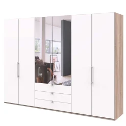 Wohnen Kleiderschränke|Schränke<3m Topp Kleiderschrank 3-türig mit Spiegel - Vaclyn