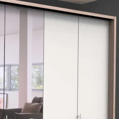 Wohnen Kleiderschränke|Schränke<3m Topp Kleiderschrank 3-türig mit Spiegel - Vaclyn