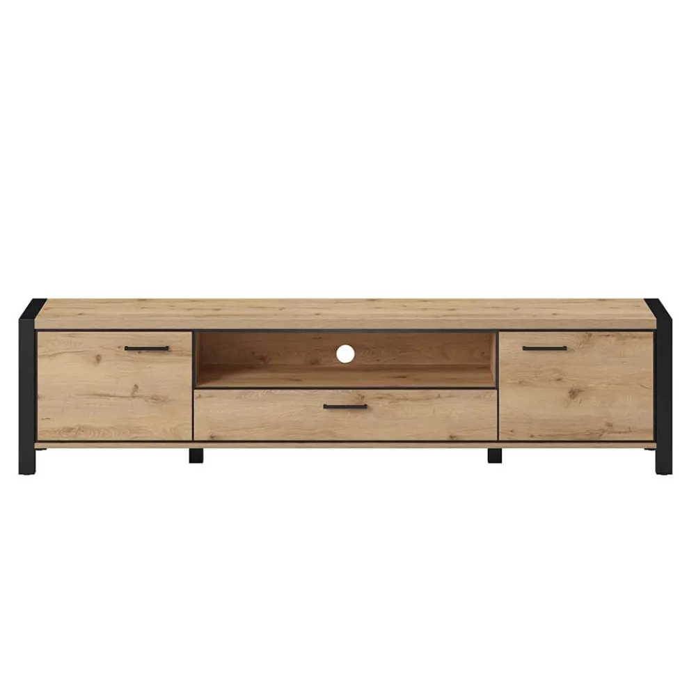 Wohnen Tv & Hifi-Möbel|Lowboards<2,1m TV Board mit Schublade & 2 Türen & Fach - Zavorra