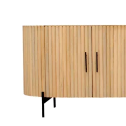 Wohnen Sideboards<Mangoholz Sideboard in Lamellenoptik - Dorian