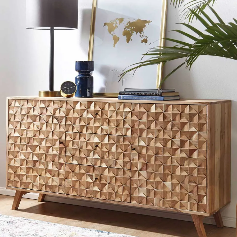Wohnen Sideboards<Markantes Design-Sideboard aus Akazie - Seytran