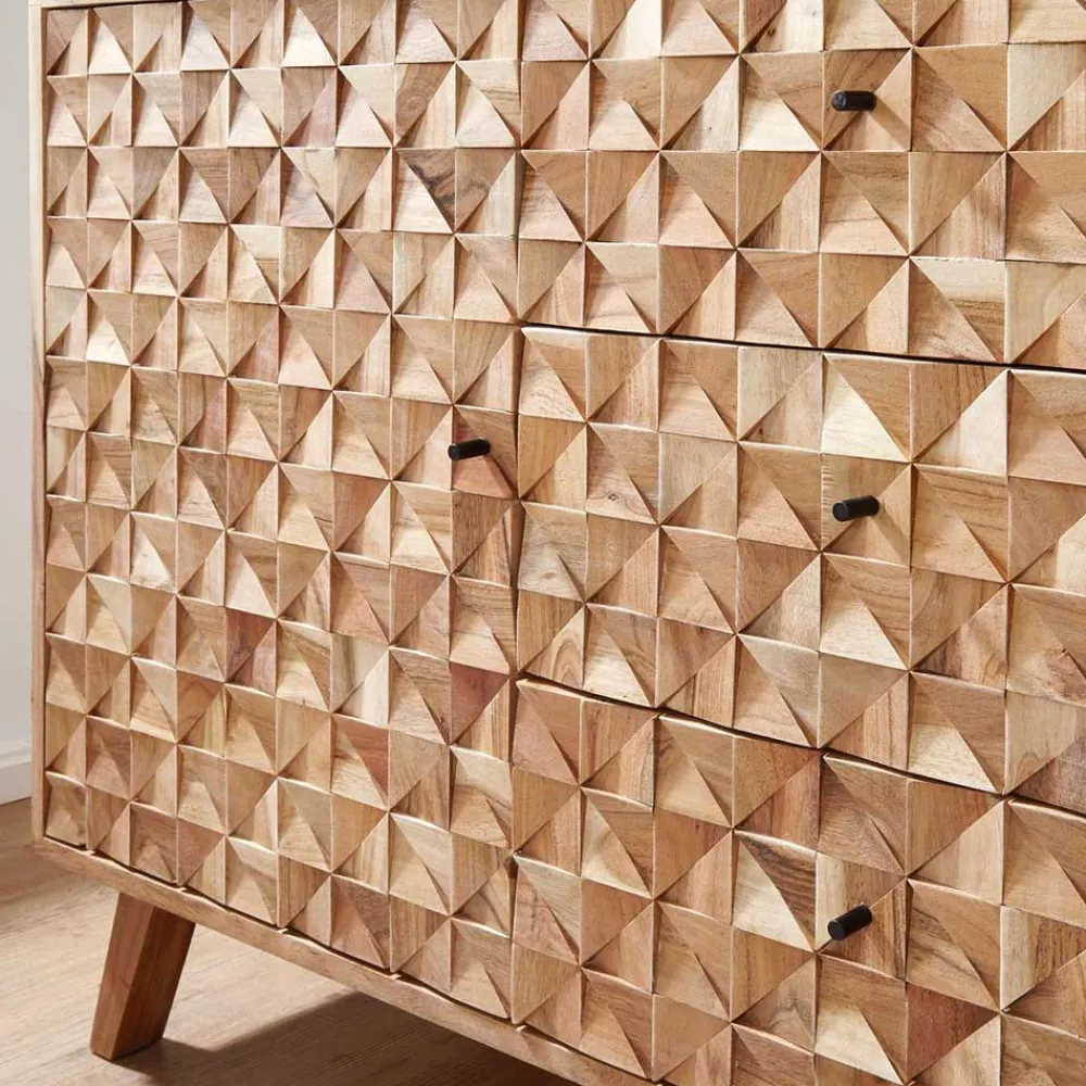 Wohnen Sideboards<Markantes Design-Sideboard aus Akazie - Seytran