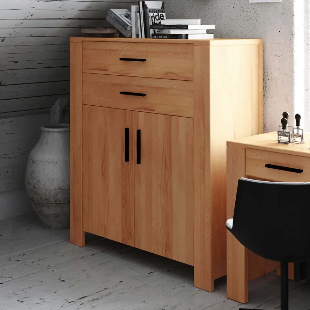 Wohnen Highboards<Massiv Highboard Mosniak aus Kernbuche geölt