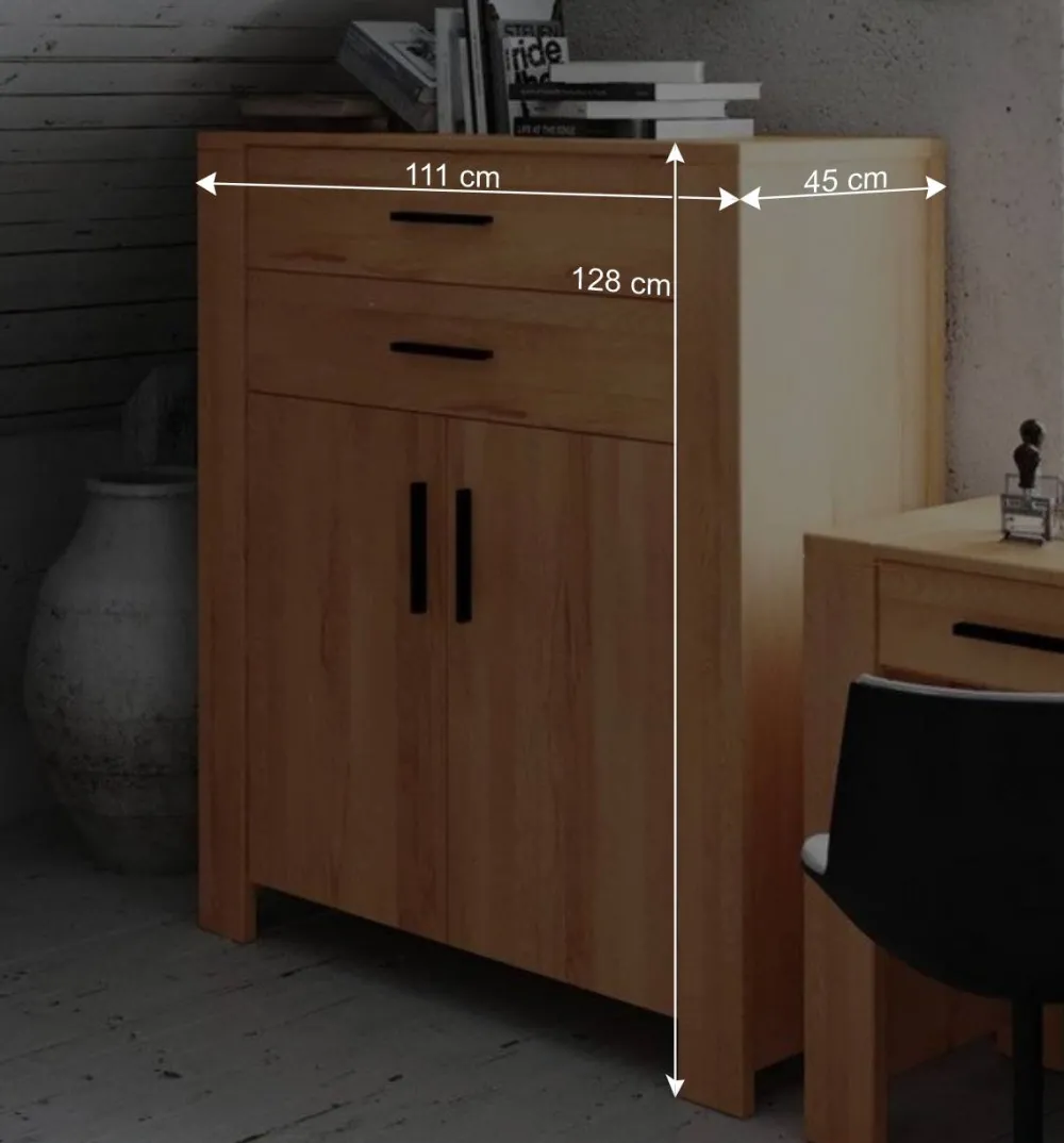 Wohnen Highboards<Massiv Highboard Mosniak aus Kernbuche geölt