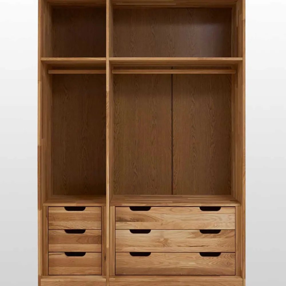 Wohnen Kleiderschränke|Schränke<Massiv Holzschrank Cranos aus Wildeiche