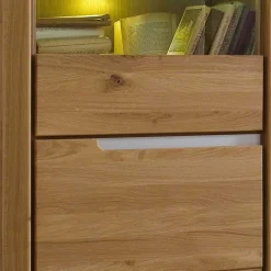 Wohnen Vitrinen<Massiv Vitrine Croconia aus Wildeiche Bianco