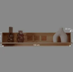 Wohnen Wohnwände<Massive Anbauwand aus Kernbuche - Sarosca (vierteilig)