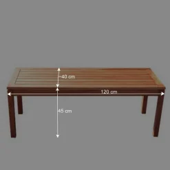 Wohnen Sitzbank<Massive Holzbank Vivian für Garten