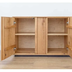 Wohnen Tv & Hifi-Möbel|Lowboards<Massiver TV Unterschrank mit LED Licht - Cocondar