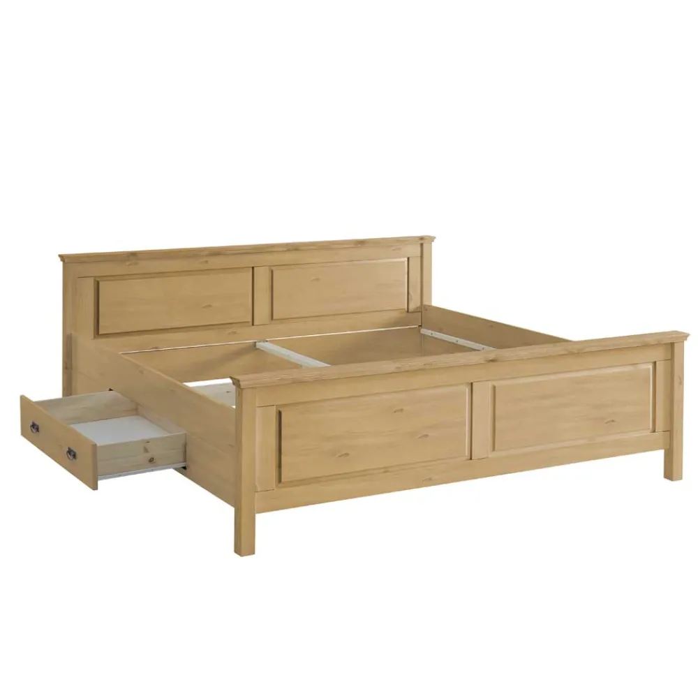 Wohnen Betten<Massives Bett im klassischen Design - Piatra