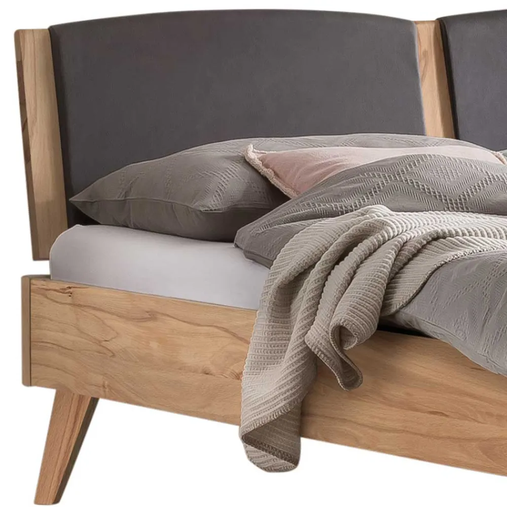 Wohnen Betten<Massives Bettgestell aus Wildbuche 140x200 - Telgada