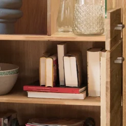 Wohnen Highboards|Vitrinen<Massives Highboard mit vier Türen - Loitons