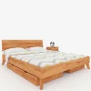 Wohnen Betten<Massives Holz Doppelbett mit Stauraum - Junola