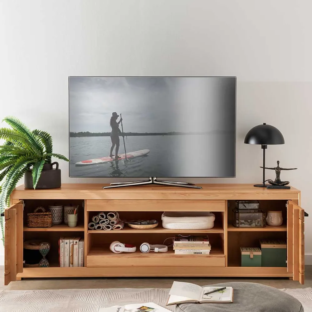 Wohnen Tv & Hifi-Möbel<Massives TV-Board aus geölter Kernbuche - Sarosca