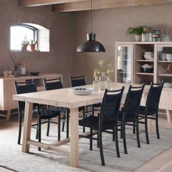 Wohnen Tische<Massivholz Designer Tisch in White Wash - Dioca