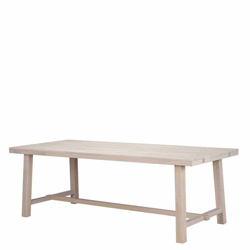 Wohnen Tische<Massivholz Designer Tisch in White Wash - Dioca