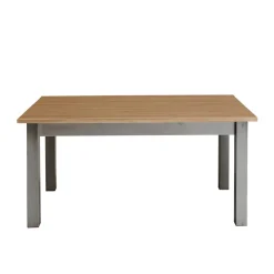 Wohnen Tische<Massivholz Esstisch Ziamora in Grau Kiefer