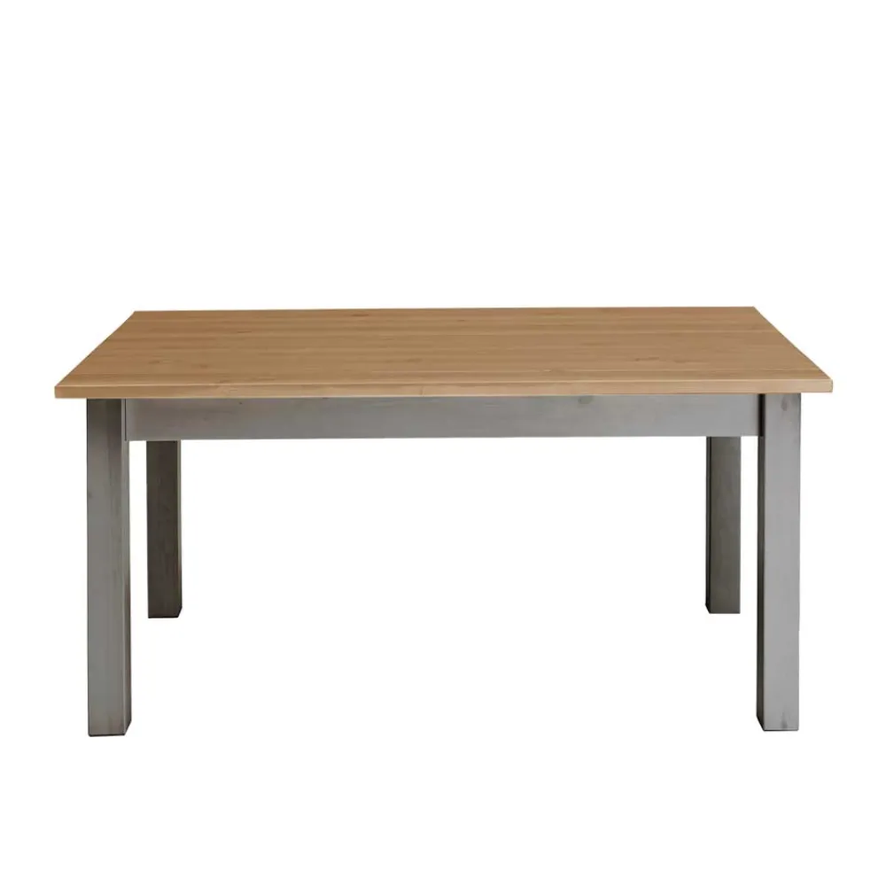 Wohnen Tische<Massivholz Esstisch Ziamora in Grau Kiefer