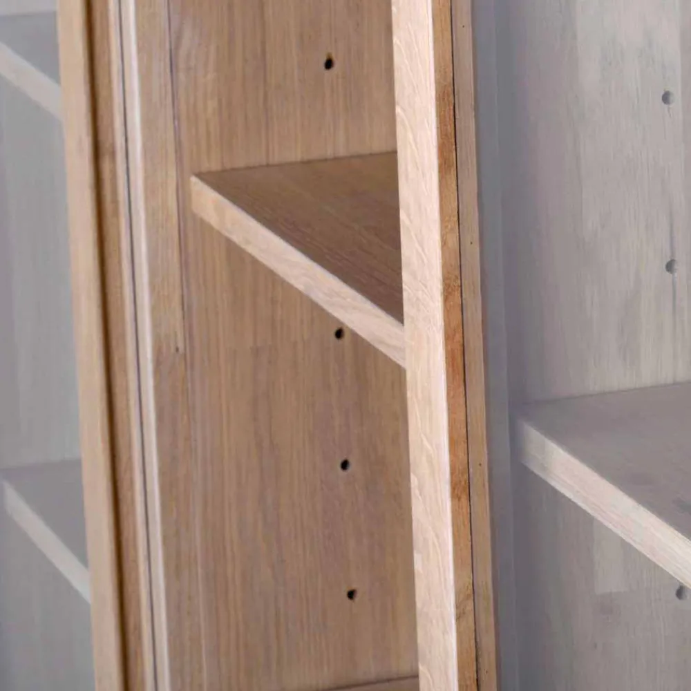 Wohnen Highboards<Massivholz Highboard Dioca aus Eiche White Wash