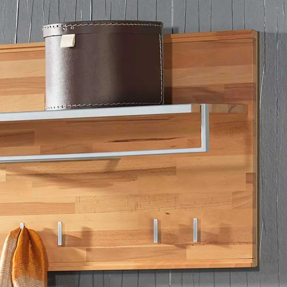 Wohnen Garderoben<Massivholz Hängegarderobe Coestra aus Kernbuche (zweiteilig)