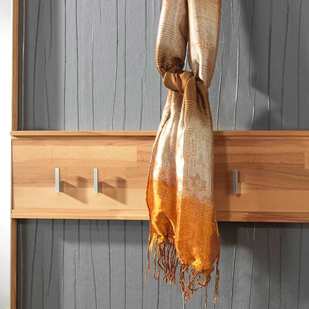 Wohnen Garderoben<Massivholz Hängegarderobe Coestra aus Kernbuche (zweiteilig)