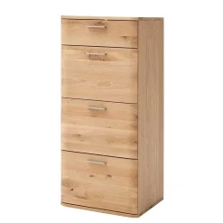 Wohnen Kommoden<Massivholz Hochkommode aus Eiche - Mabasa