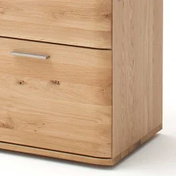 Wohnen Kommoden<Massivholz Hochkommode aus Eiche - Mabasa