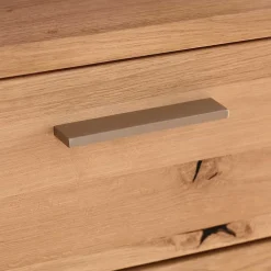 Wohnen Kommoden<Massivholz Hochkommode aus Eiche - Mabasa