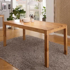 Wohnen Tische<Massivholz Küchentisch aus geölter Wildeiche - Funky