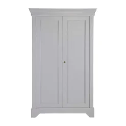 Wohnen Kleiderschränke<Massivholz Kleiderschrank Saliara in Grau