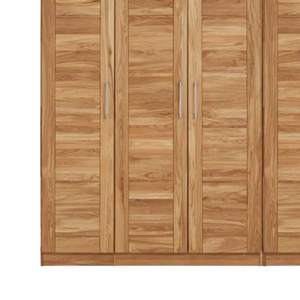Wohnen Kleiderschränke<Massivholz Kleiderschrank Cranos aus Wildeiche