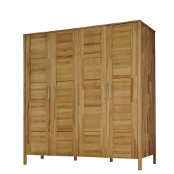 Wohnen Kleiderschränke<Massivholz Kleiderschrank Lianzo aus Kernbuche