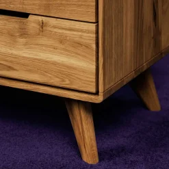 Wohnen Tv & Hifi-Möbel|Lowboards<Massivholz Kombi-Kommode in Natur geölt - Eavy I