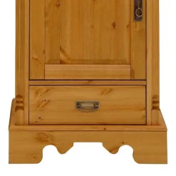 Wohnen Vitrinen<Massivholz Landhausvitrine gebeizt & geölt - Fausanda