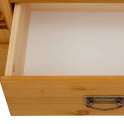 Wohnen Vitrinen<Massivholz Landhausvitrine gebeizt & geölt - Fausanda