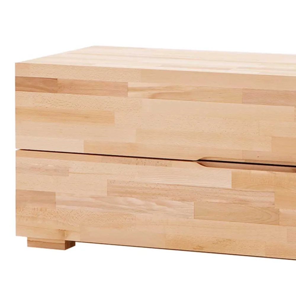 Wohnen Tv & Hifi-Möbel|Lowboards<Massivholz Lowboard Buche Natur Pleasure mit 2 Schubladen