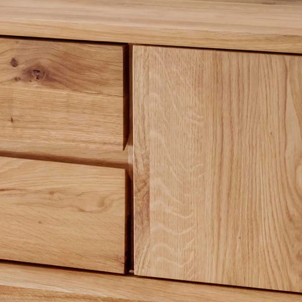 Wohnen Tv & Hifi-Möbel|Lowboards<Massivholz Lowboard für TV 180x50x50 cm - Lampione