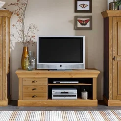 Wohnen Tv & Hifi-Möbel|Lowboards<Massivholz Lowboard Piatra aus Kiefer
