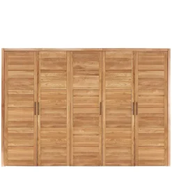 Wohnen Kleiderschränke<Massivholz Schlafzimmerschrank 5-türig - Zaisan
