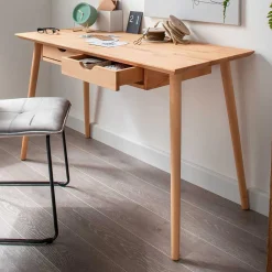 Wohnen Tische<Massivholz Schreibtisch im Skandinavischen Stil - Oventa