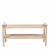 Wohnen Regale<Massivholz Schuhregal in Eiche White Wash - Vaxos