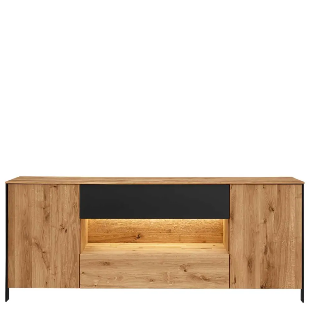 Wohnen Sideboards<Massivholz Sideboard - modern mit LED Licht - Viligrana