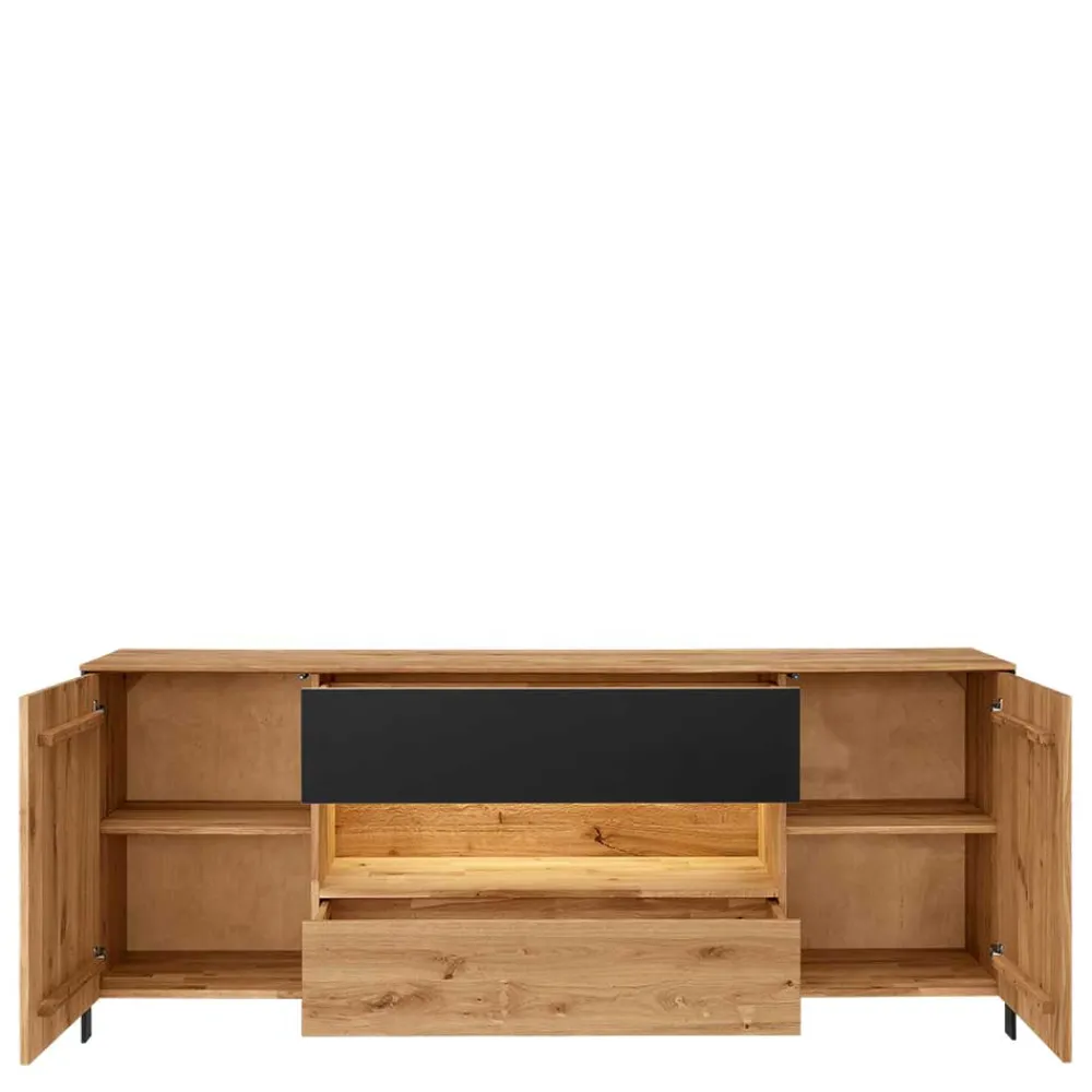 Wohnen Sideboards<Massivholz Sideboard - modern mit LED Licht - Viligrana