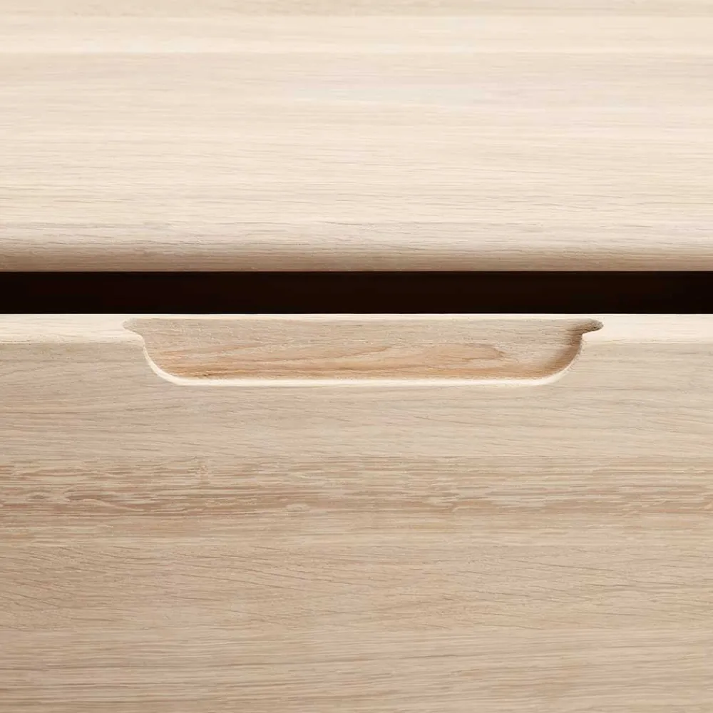 Wohnen Sideboards<Massivholz Sideboard in Eiche Bianco - Vangus
