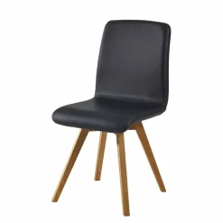 Wohnen Sitzgruppe<Massivholz Tischgruppe Finiossa mit Tisch rund 110cm (fünfteilig)