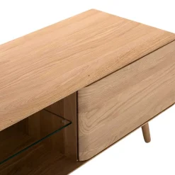 Wohnen Tv & Hifi-Möbel|Lowboards<Massivholz TV Board aus Eiche Bianco - Bakaras