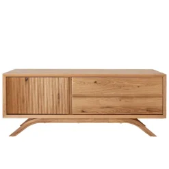 Wohnen Tv & Hifi-Möbel|Lowboards<Massivholz TV-Unterschrank aus Wildeiche - Fredellia