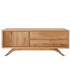 Wohnen Tv & Hifi-Möbel|Lowboards<Massivholz TV-Unterschrank aus Wildeiche - Fredellia